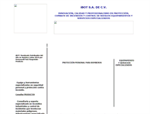 Tablet Screenshot of ibot.com.mx